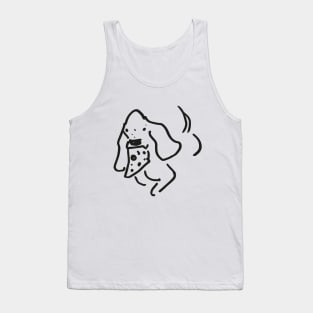 Pizza Thief Basset Hound Tank Top